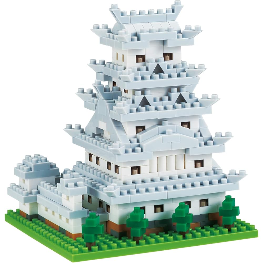 Kawada Nano Block Himeji Castle Building Set 197 Pieces Educational Toy