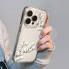 ins flower applies to iPhone15 mobile phone case 14pro Apple 13 transparent 12 female xsmaxxr anti-fingerprint
