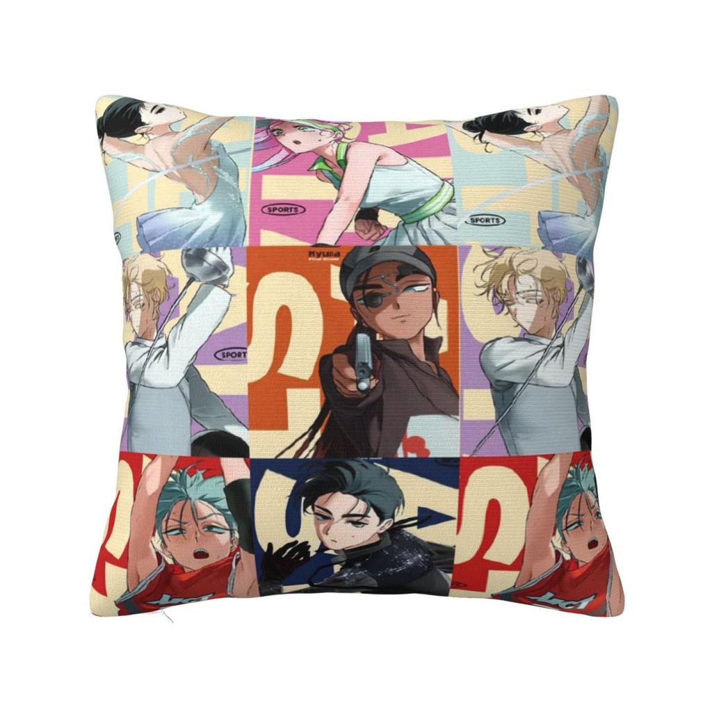 Alien Stage Anime Pillow Covers Home Luka Ivan Till Mizi Cushion Case Cool Decorative Pillow Cover 45*45