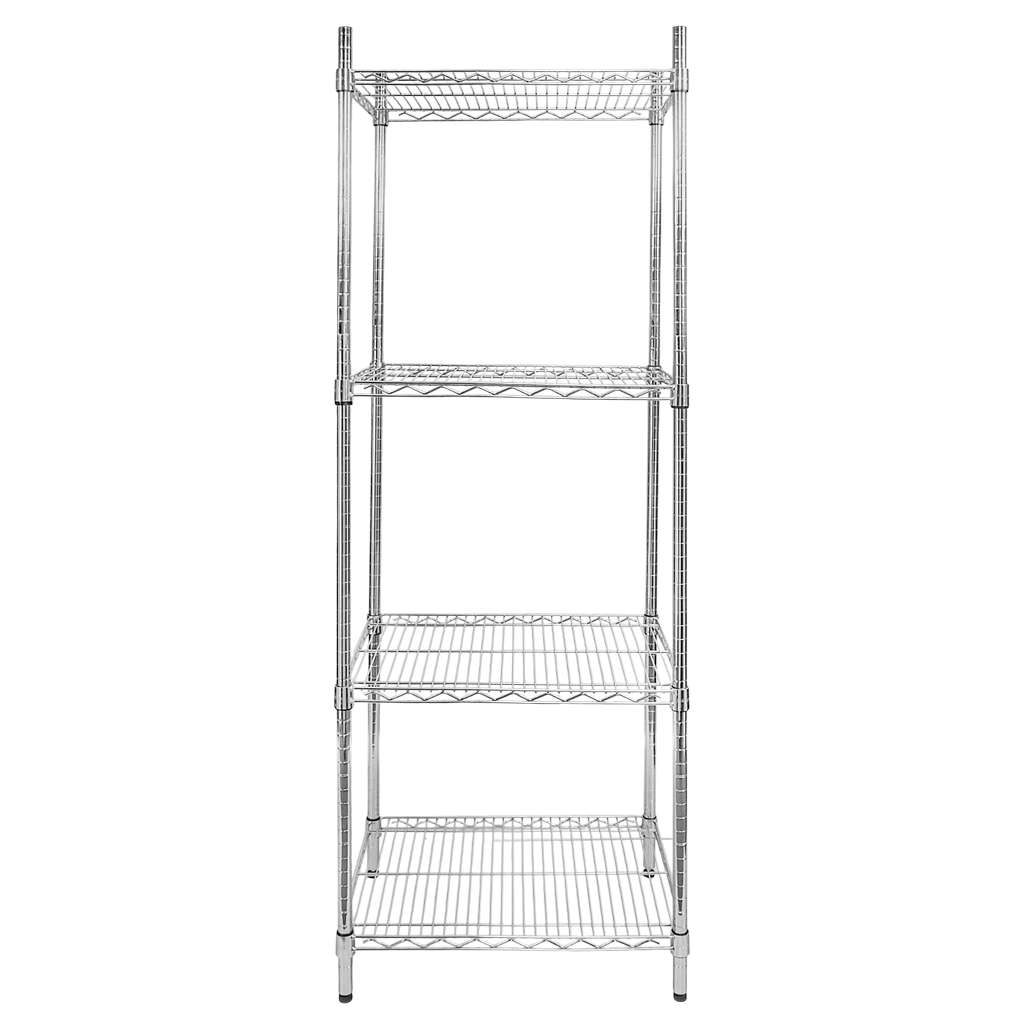 Chrome-plated catering rack Mega-M 4-shelf H-180 L-60 G-45 N
