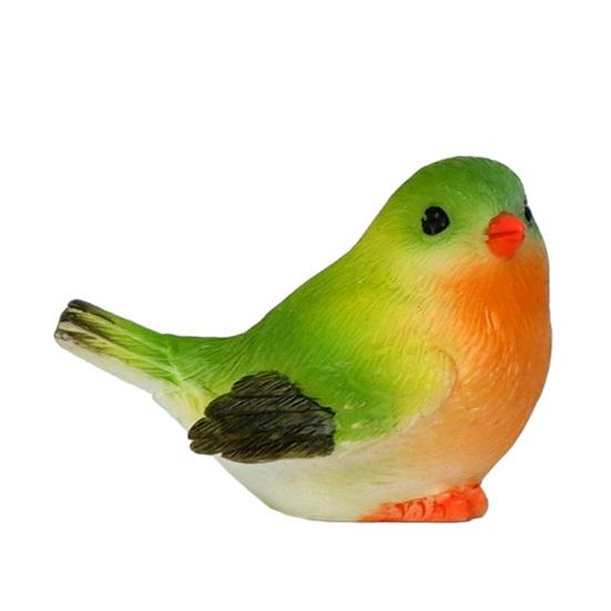Yousheng Mini Bird Figurine Tiny Resin Bird Cake Topper Miniature Bird Animal Figure for Dollhouse Accessories Fairy Garden Plant Pot Ornaments