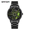 Sanda Meilleure Vente 1088 Montre pour Adolescent: Personnalisé, Cadran Rotatif 3D, Tendance, Quartz Étanche.