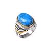 Men's/Women High Quality 316LStainless Steel Onyx Gilded Rings Classic Fashion Trend Jewelry