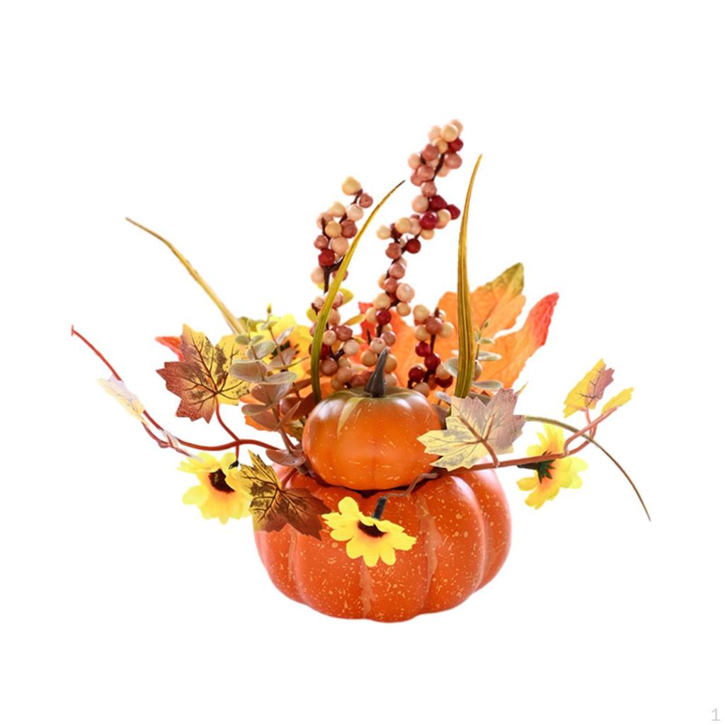 Artificial Fake Pumpkins Model Fall Thanksgiving Decoration Foam for DIY Crafts