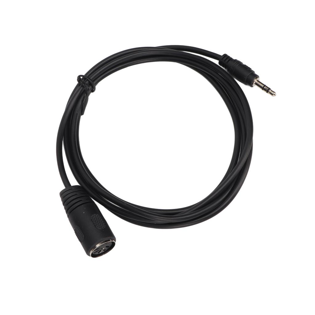 DIN 5 Pin to 3.5mm Cable Professional Pure Copper Core DIN 5Pin Female to 3.5mm Male Sound Converter Cable 4.9ft