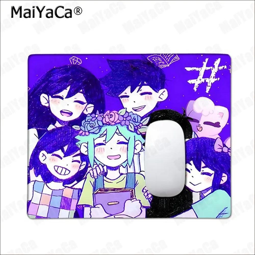 OMOCAT Omori Pattern  Mousepad Rubber Small Thickened Mouse Pad Gaming Keyboard  Office Supplies Room Decor for PC Mouse Carpet