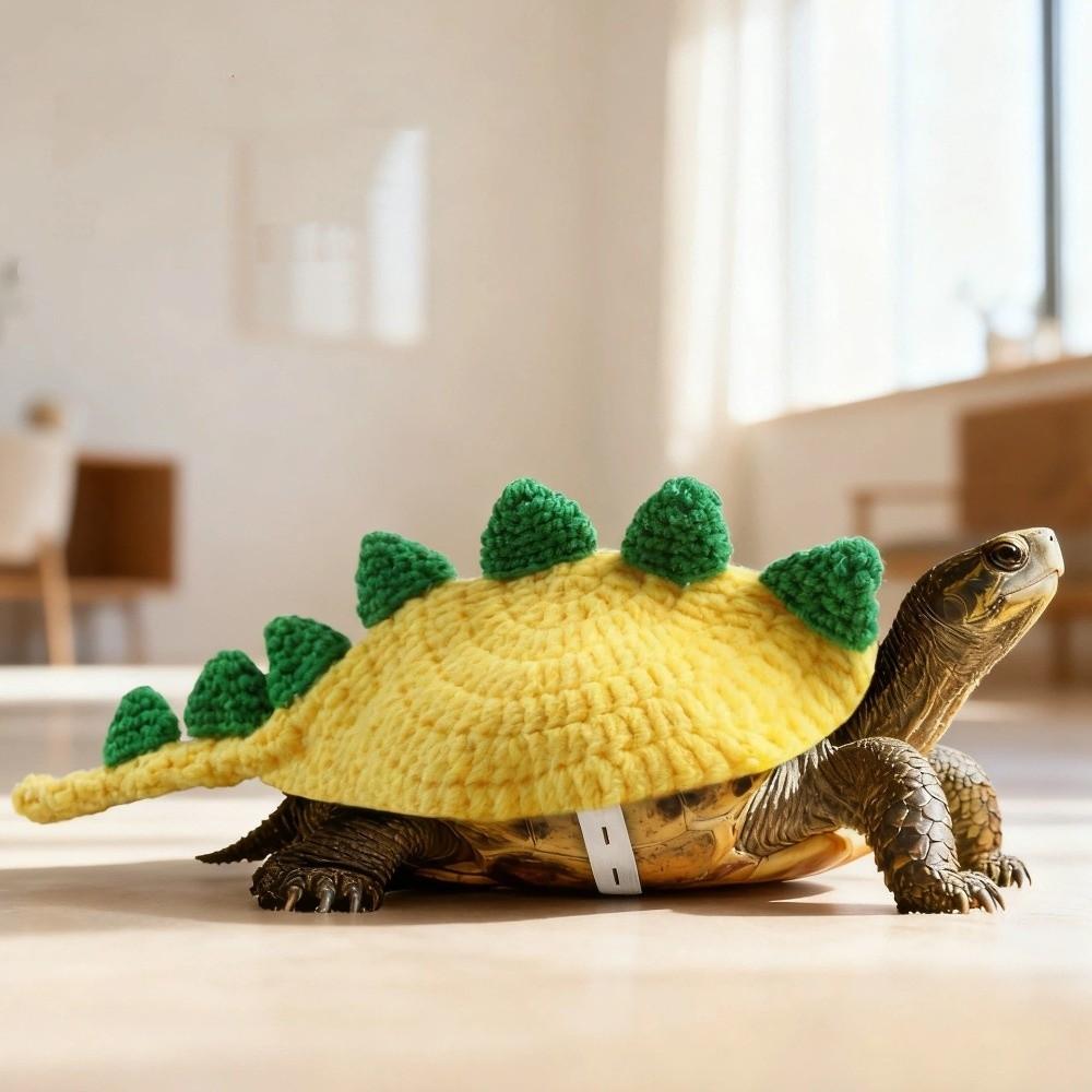 Dinosaur Turtle Knitted Sweater Cartoon Pet Sweatshirt Funny Tortoise Outfit  Halloween Party