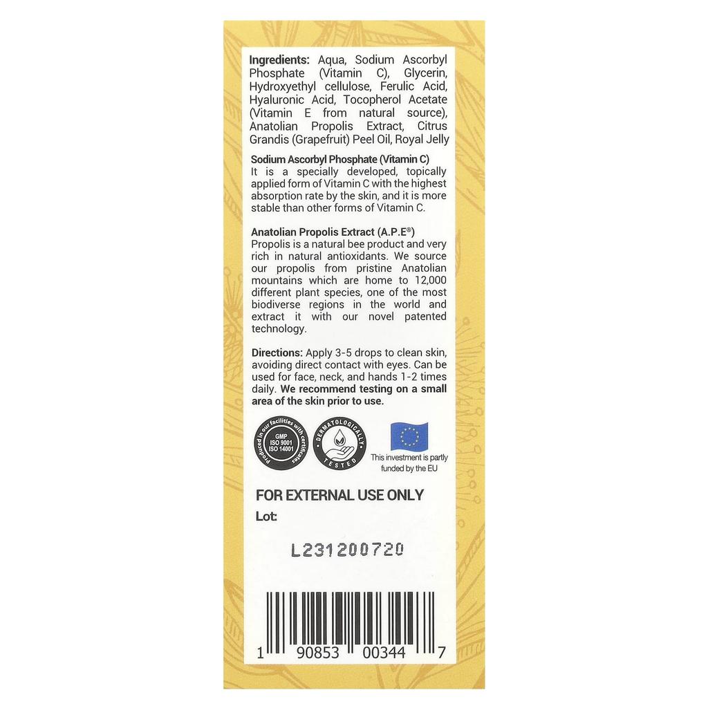 Bee & You, Vitamin C Facial Serum, 30Ml(1Fl Oz)