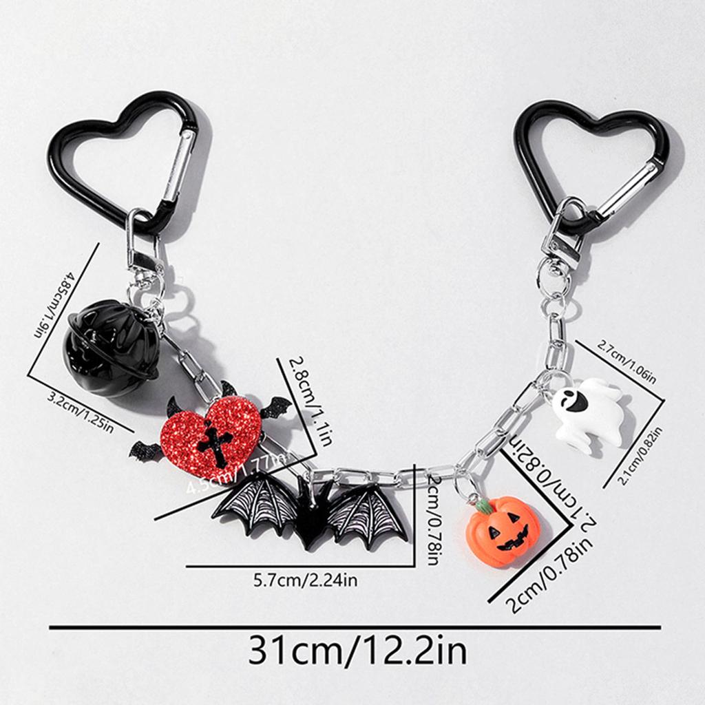 Pumpkin Bag Charm Pendant Aesthetic Purse Charms Aesthetic Keychains Keyring for Women Backpack Purse Handbag Decors