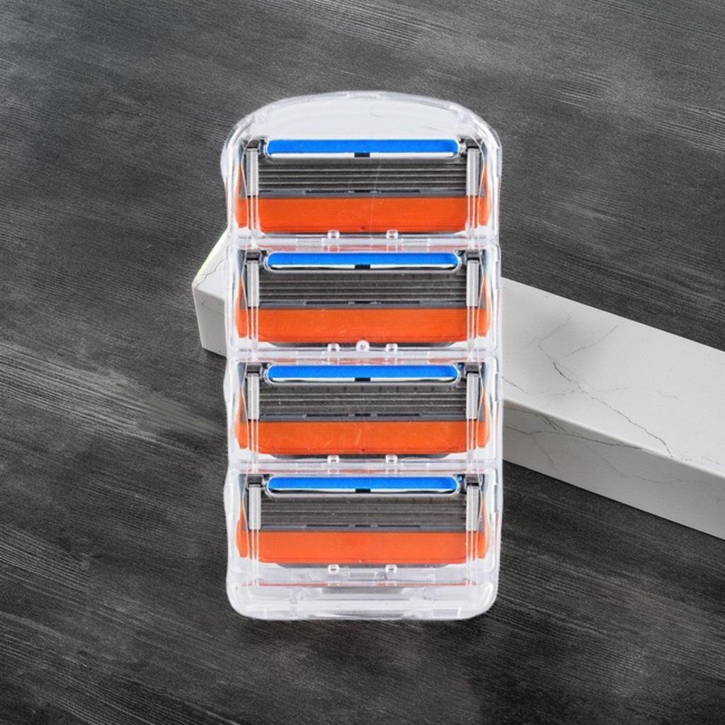 In-Stock Men's 5-Layer Manual Shaving Razor Blades
