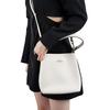 Coach Town Polished Pebbled Leather Bucket Bag , Handbag , Shoulder Bag , Crossbody Bag Small Women's White (Unisex) Shoulder Bags 1011 IMOVG