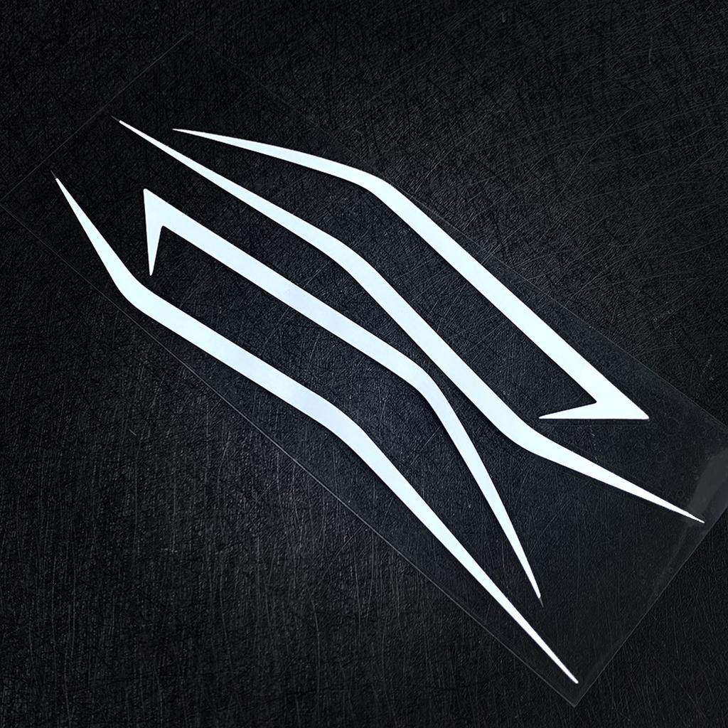 Motorcycle Headlight Adhesive Sticker Weatherproof Design Decal For Long Lasting And Easy Installation