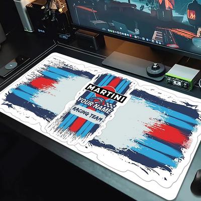 Martini Kohandatud Nimi Suur Suurus Hiirematt Suur Mängulaud Padja Libisemiskindel Sülearvuti Tahvel Suur Hiirematt Xxl Matt Mini PC Mängumatt Lukustatud Servaga Kohandatud N
