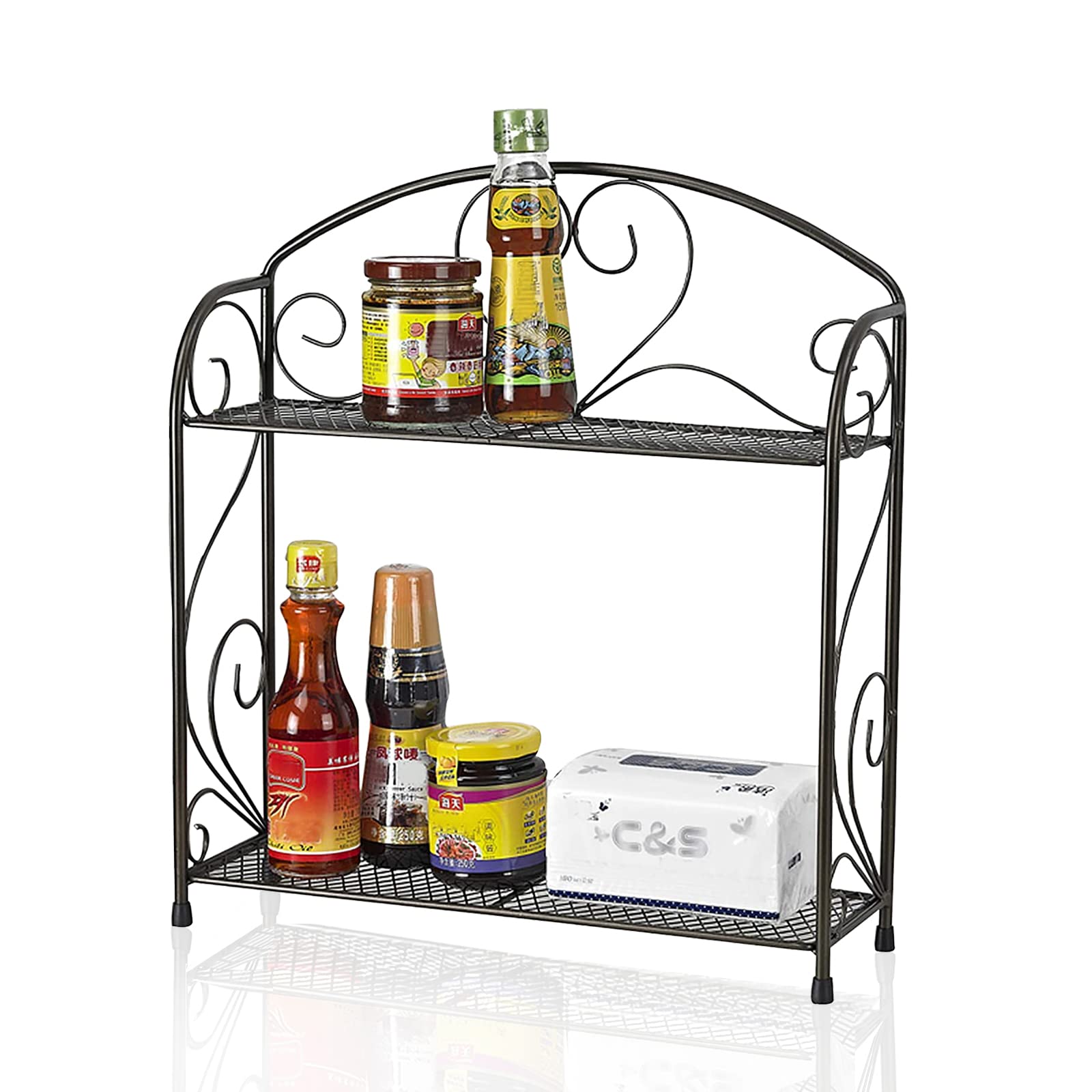 

VANRA™ Over-the-Sink Storage Rack, Kitchen Counter Rack, 2-Tier Wide, Kitchen Storage, Kitchen Accessories Series