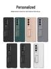 Samsung Fold4 Leather Stand Case - Creative, Foldable, Drop-proof Design
