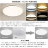 POOPEE LED Ceiling Light, 6-tatami mat (approx. 12 sq ft) with Remote Control, 24W, Stepless Dimming and Color Adjustment, Daylight and Warm White,