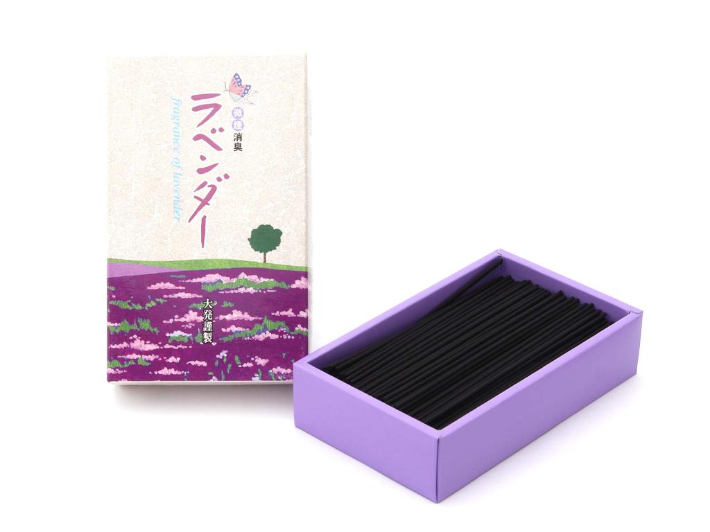 Natural Fragrance Lavender Scent Low Smoke Fragrance Stick Incense Stick 1 Box