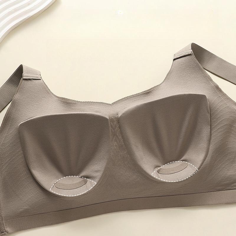 Large Women's Underwear Seamless Bra Beautiful Vest Style Bra Breathable Underwire Bra