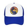 Mortal Kombat  Movie  Accessories Mesh Trucker Hat Summer Cooling  Meshback Baseball Cap Leisure Adjustbale