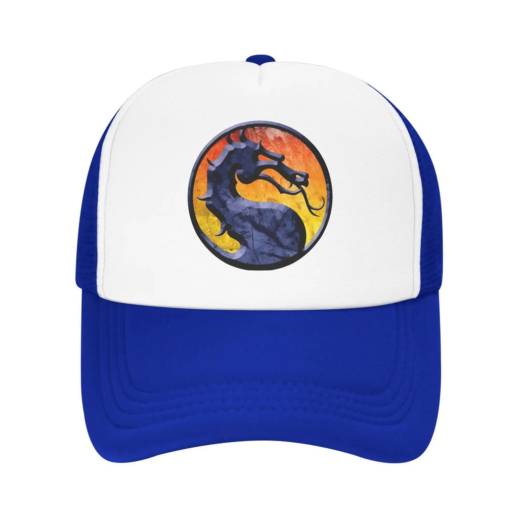 Mortal Kombat Movie Accessories Mesh Trucker Hat Summer Cooling Meshback Baseball Cap Leisure Adjustbale