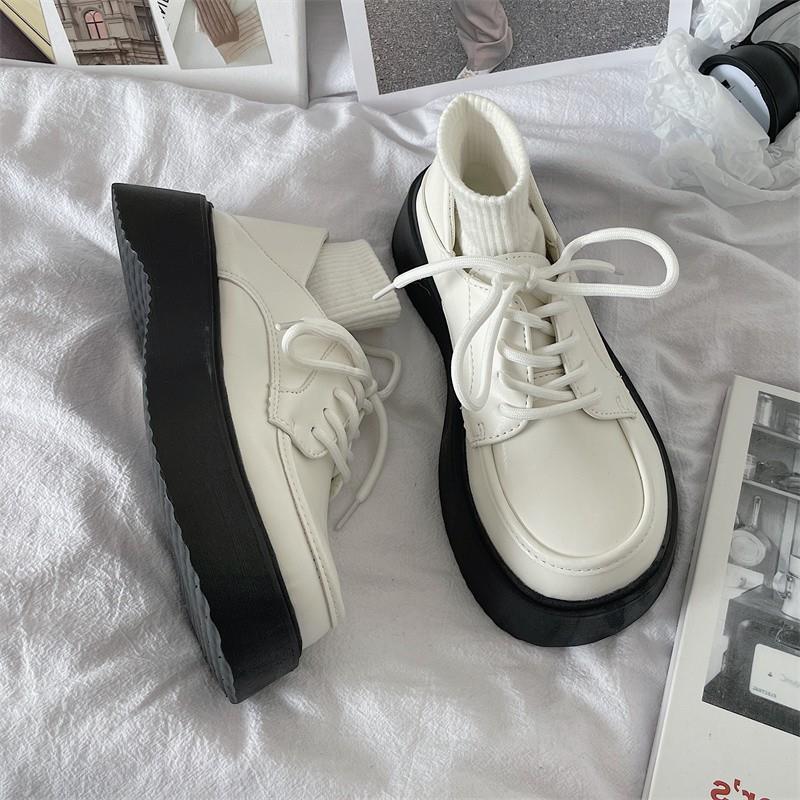

British style small leather shoes women s platform Japanese versatile new product sense Mary Jane new summer retro single shoes fashion 40