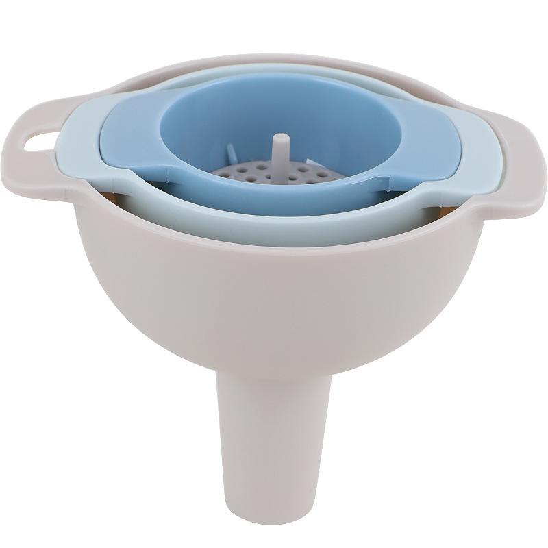 Large and Small Funnel Set with Filter Screen for Oil and Wine Pouring