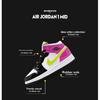 New Jordan 1 Mid White Black Cyber Pink GS CZ9835-100