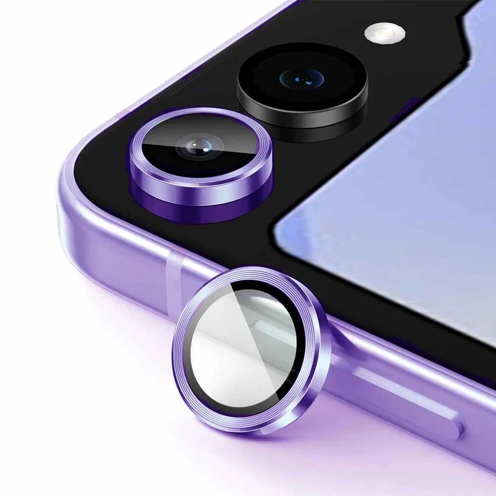 Metal Ring Camera Lens Protective Cover Flim For Samsung Galaxy Z Fold 7 6 5 4 Anti-scratch HD Definition Glass Lens Protect Cap