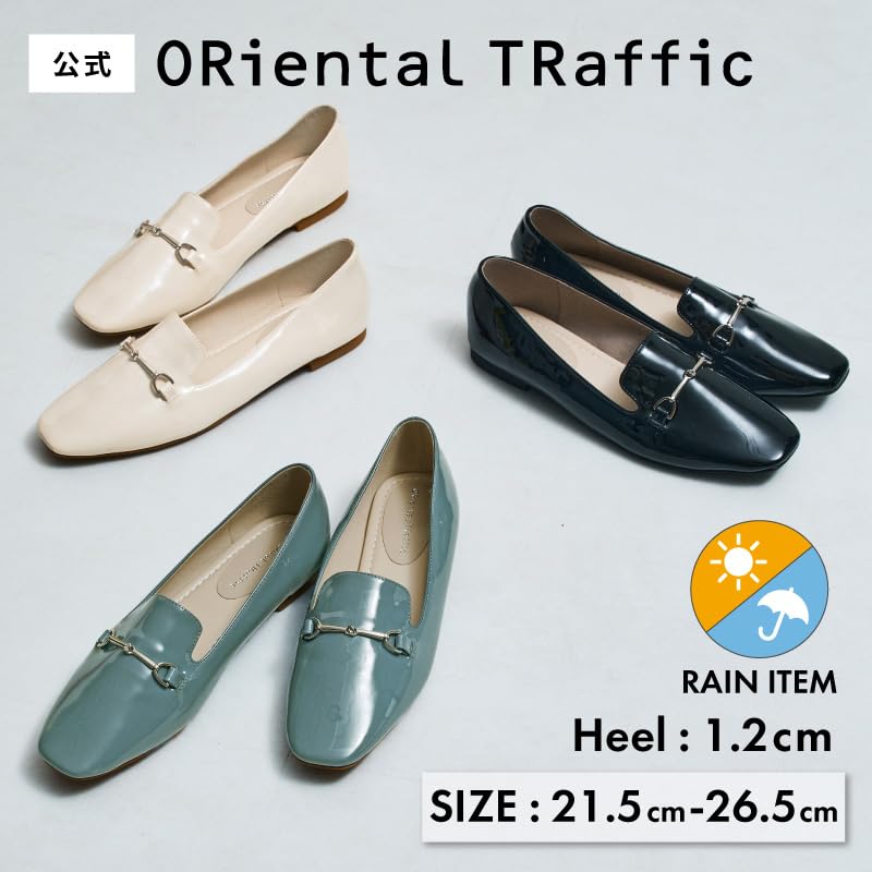 Oriental Traffic Women's Bit Loafers for All Weather Use (55106BLACK43)