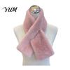 Fashionable Winter Accessories for Women Faux Fur Scarf, Neck Warmer Cold Weather, Short Collar Scarves, Soft Comfortable Velvet Scarf Dating