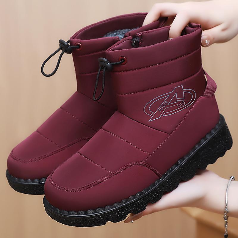 Cotton shoes women's shoes polyurethane high-top boots cold-proof cotton boots piled thickened boots women's warm snow boots
