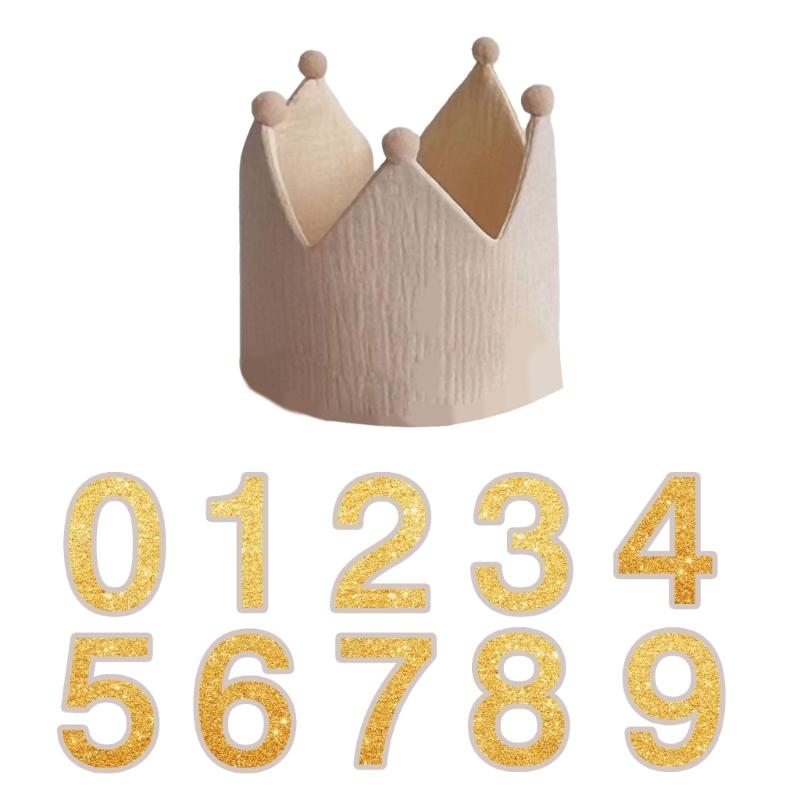 

Crown Props Hat for Kids Photography Props Headdress Crown Birthday Celebration Party Hat Fotografia Props Headwear бежевий