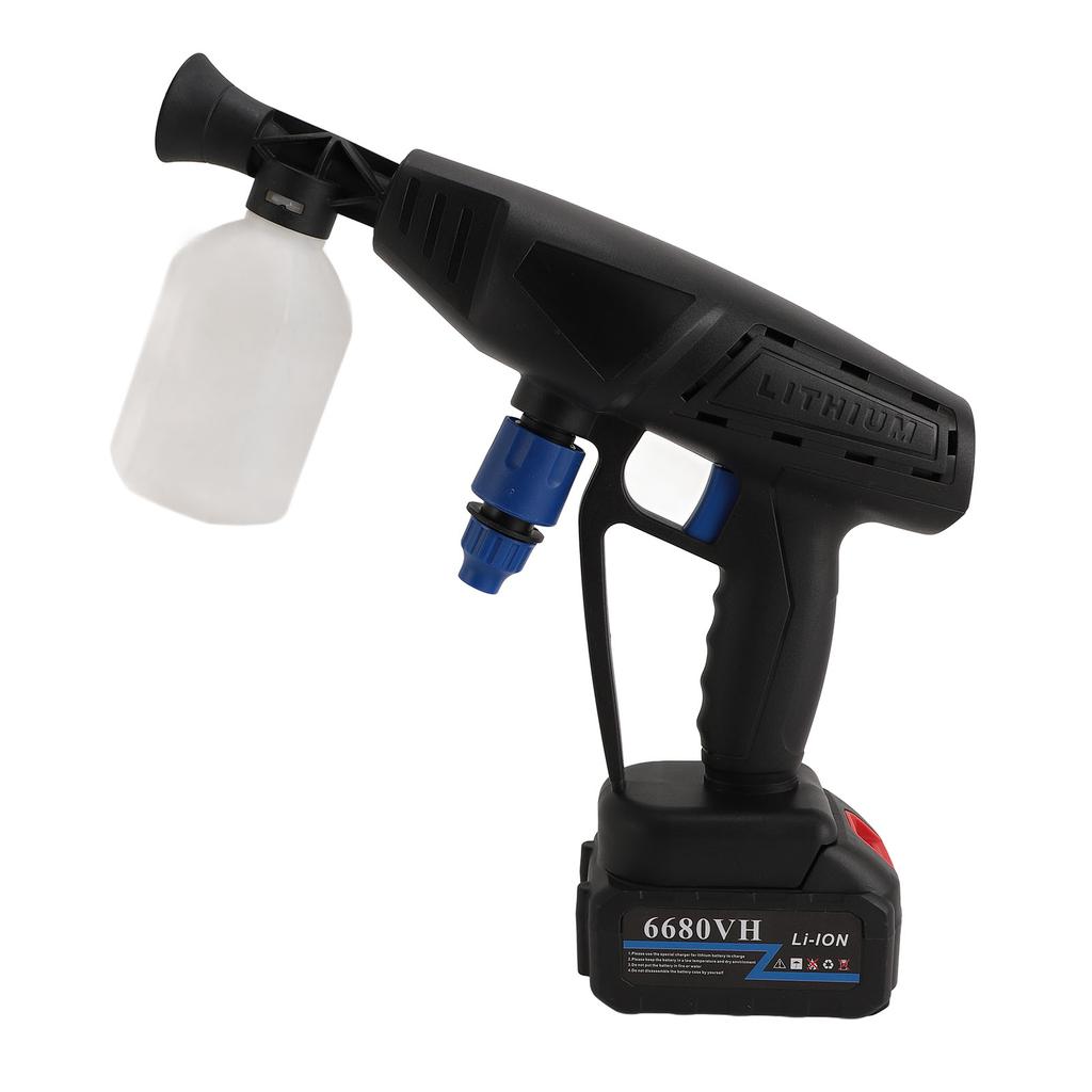 30bar Cordless Pressure Washer Portable Power Cleaner 6000mah Battery Powered High Pressure Car Wash