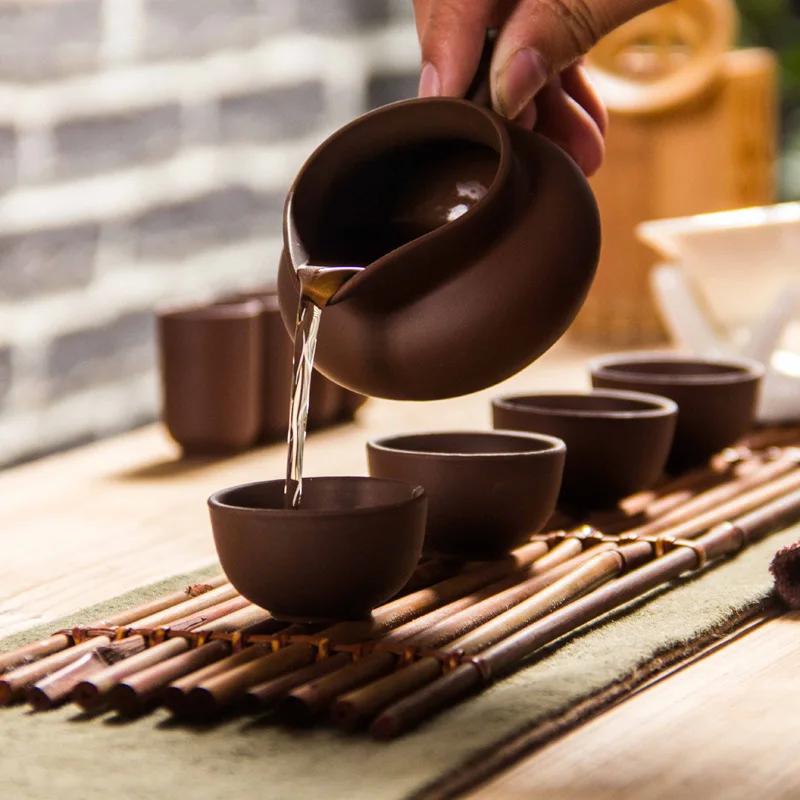 Purple Clay Gongdao Teacup Gongfu Tea Cup Coffee Teapot for Tea In a Cup Yixing Clay Kettle Oriental Moroccan Teapot Pot