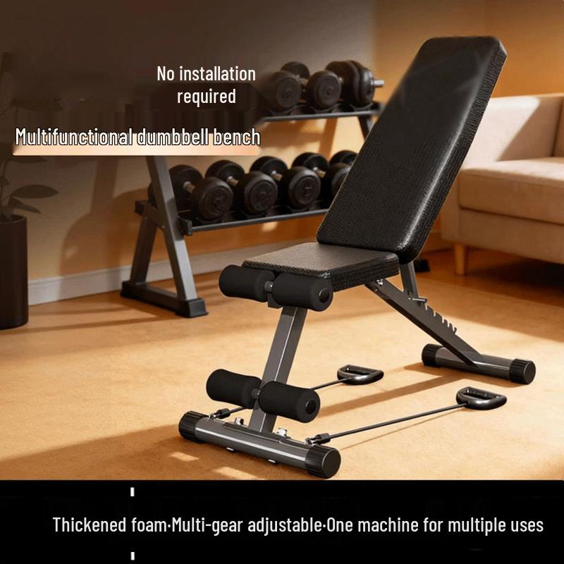 CUPBLU Foldable Multi-functional Fitness Bench Set