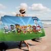 Anime P-Paw P-PatrolS Cute Microfiber Printed Beach Towel Mountain Climbing Yoga Beach Swimming Running Absorbent Soft Towel