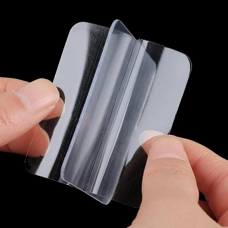 100/10 ks Super silné oboustranné samolepky omyvatelné vodotěsné nezanechávající stopy nano páska průhledné nástěnné samolepky pásky nástroje