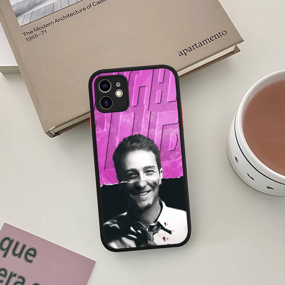 Classic Movie F-fight C-club Phone Case For IPhone 16 15 14 13 12 11 Pro Max 7 8 6 6s Plus Matte Cover