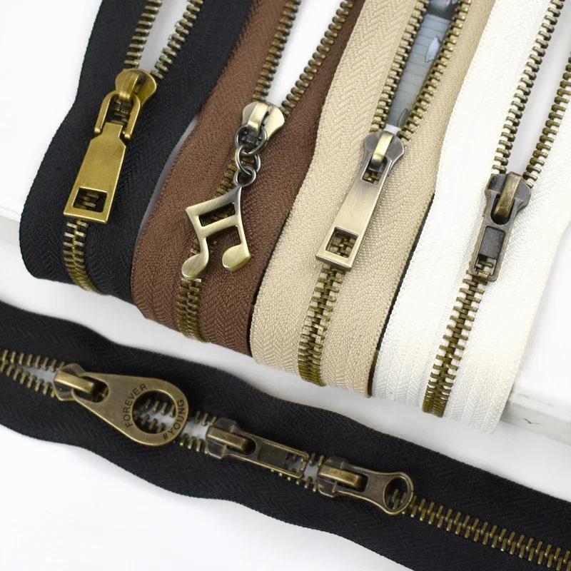 1/2/3/5M Meetee 5# Rollen-Metallreißverschlüsse mit Schiebern Tasche Schuhe Jacke Dekor Verschluss Reißverschluss nach Metern DIY Reparatur Nähzubehör