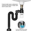 Flexible Sink Drain Pipe Wash Basin Drainer Sink Sewer Tube Anti Odor Drain Hose Extension Tube Bathroom Kitchen Accessories