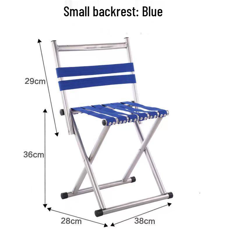 Portable Folding Backrest Chair for Camping, Fishing, Home, and Outdoor Use