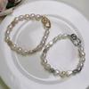 Zhuji Freshwater Pearl Baroque Bracelet, Irregular Design, Suitable for Everyday Wear, a Unique and Stylish Piece of Jewelry, Adjustable and