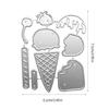Carbon Steel Cutting Dies Ice Cream Metal Die Cuts Stencils Template Mold