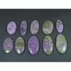 10Pcs Natural Stichtite Oval Shape Cabochon Loose Gemstone 335Cts. Lot C-2984