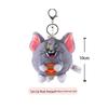 Tom & Jerry Plush Toys: Cat Pendant & Mouse Keychain Charms for Kids