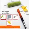 Adjustable Stainless Steel Telescopic Handle Waterproof Paint Roller Brush