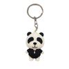 Cute Anime Panda Keychain For Women Men  Bag Pendant Accessories Kawaii Car Key Chain Couple Kids Christmas Gift