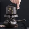 High-End Purple Sand Kung Fu Tea Set, Home Living Room Office Chinese-Style Teapot, Ceramic Cover Bowl, Teacup Gift Box