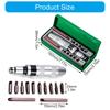 13Piece Impact Screwdriver Kit with Carbon Steel Bit Suitable for Removing Old and Damaged Screws Quick And Easy Repairs