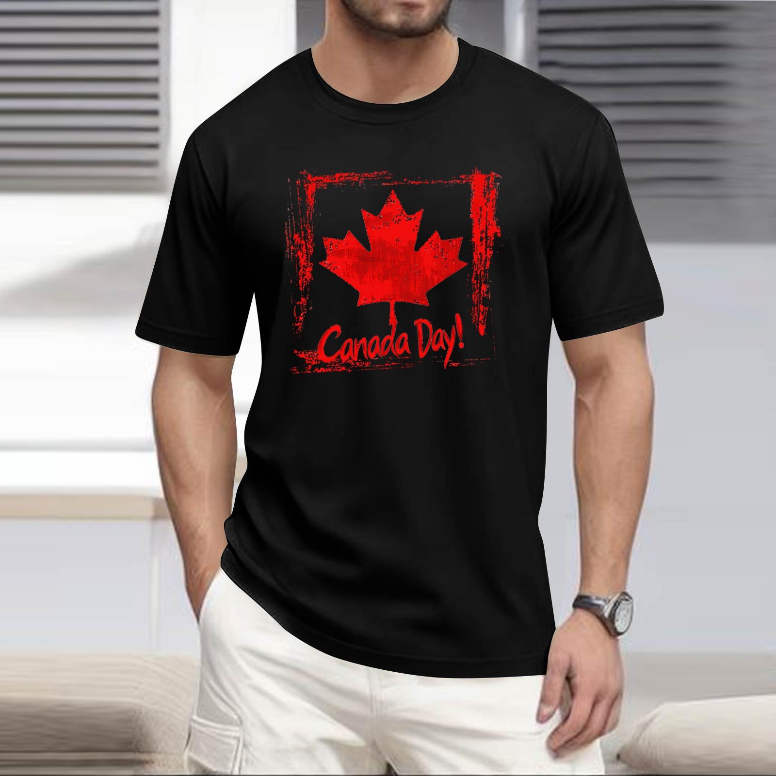 

Мужская повседневная футболка с круглым вырезом и короткими рукавами с принтом S чёрный